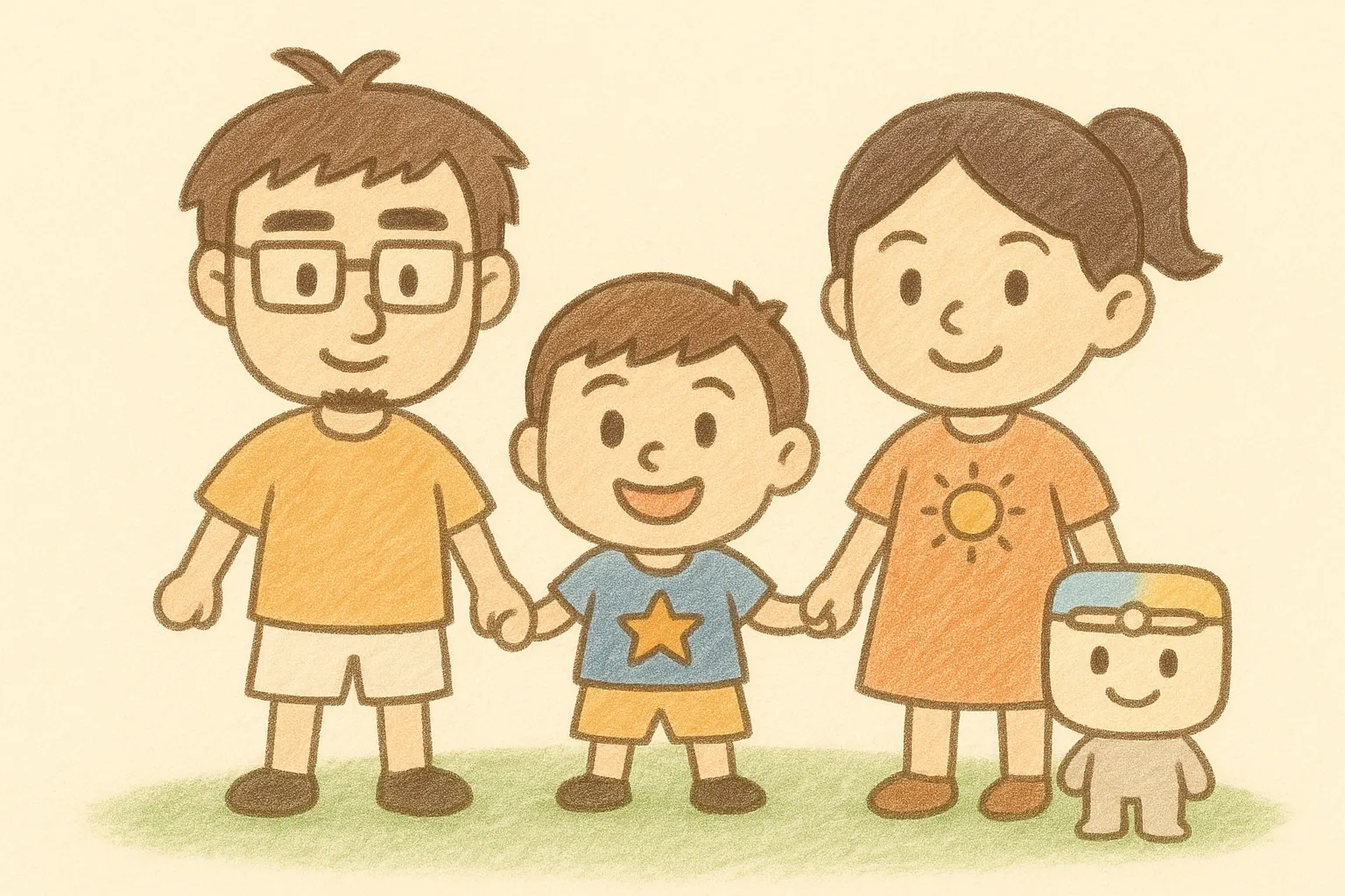 峻爸、峻仔、峻妈，还有光谱君